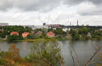 Stockholm city view from Djurgarden island.
