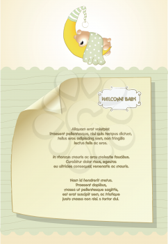 new baby welcome card