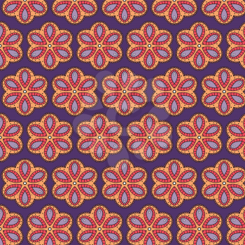Tribal art ethnic seamless pattern. Boho print. Ethno ornament. Cloth design, wallpaper, wrapping