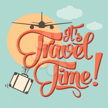 It's travel time. Summer holiday poster