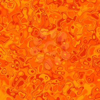 Creative orange abstract marble effect texture background. Vector