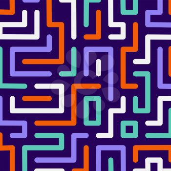 Colorful maze background. Vector format