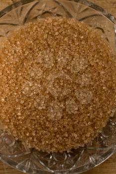 Brown Sugar In A Glass Bowl