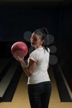 Bowler Poised With His Ball