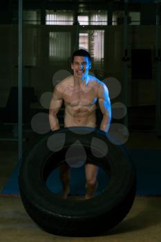 Crossfit Workout By Doing A Tire Flip