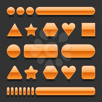 Royalty Free Clipart Image of a Set of Computer Icons