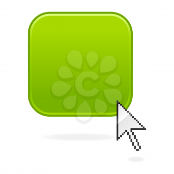 Royalty Free Clipart Image of a Square Icon