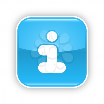 Royalty Free Clipart Image of an Info Icon