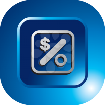 Royalty Free Clipart Image of Rate Icon