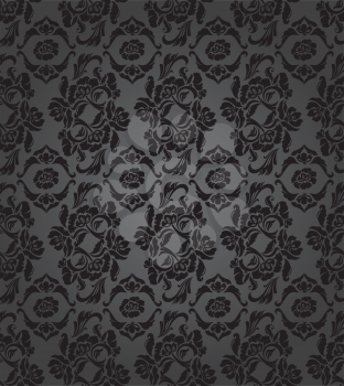Floral pattern, background seamless, vector
