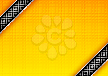 Taxi background. Checkered black and white backdrop. 10eps.