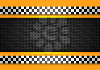 Taxi cab background, racing blank template. Vector 10eps