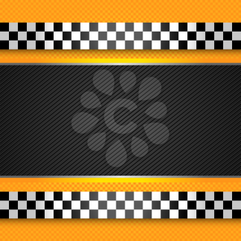 Taxi cab blank template