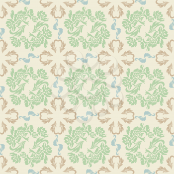 Seamless floral, background pattern, design element