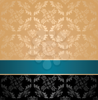 Seamless pattern, floral decorative background