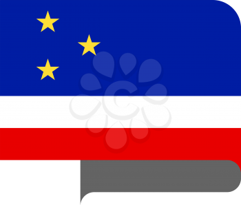 Flag of Gagauzia horizontal shape, pointer for world map