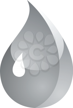 Water drop trendy icon. Design element for your logo