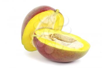 fresh mango fruit  isolated on white background