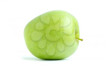 fresh green apple isolated on a white