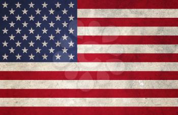 Grunge USA Flag

