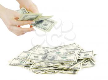  money isolated on a white