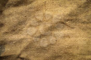 close up of sack texture