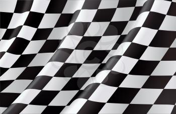 Checkered Flag, vector background