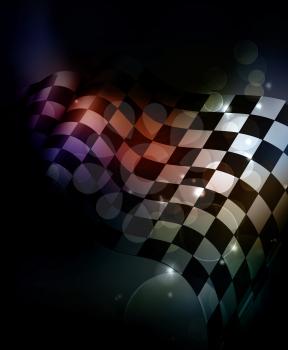 Dark Checkered Background
