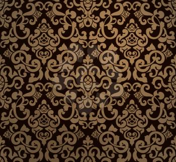 Vintage seamless pattern, vector