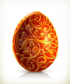 Easter egg, vector icon