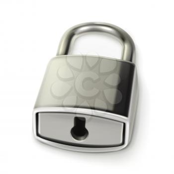 Metal lock, vector illustration