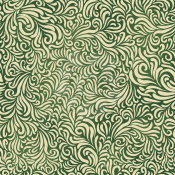 Green abstract fantasy pattern. Contain mesh background, vector, EPS8