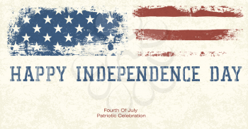 Fourth Of July Patriotic Celebration Background. Vector, EPS10