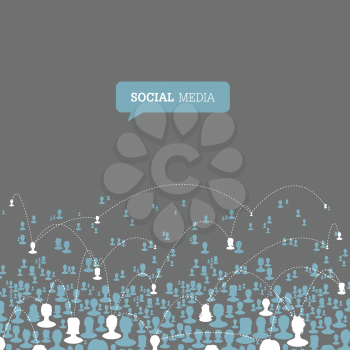 Social Media Network. Vector, EPS10