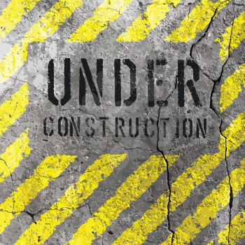 Under Construction Illustration. Vector