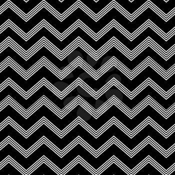 Chevron seamless pattern. Black and white