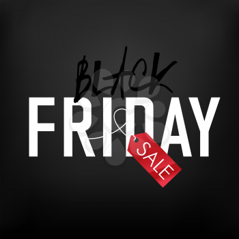 Black Friday sales Advertising Poster on Black mesh background. New and Clear.