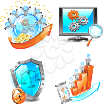 Business icons set