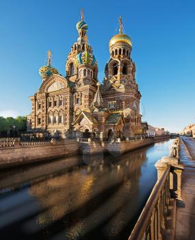 Church of the Saviour on Spilled Blood (or The Church of Our Savior on the Spilled Blood), Griboedova Canal, Saint Petersburg, Russia.