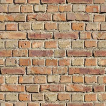 Brick Wall. Seamless Tileable Texture.