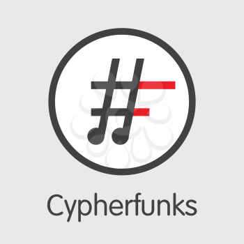 Cypherfunks Blockchain Sign Icon. Blockchain, Block Distribution FUNK Transaction Icon