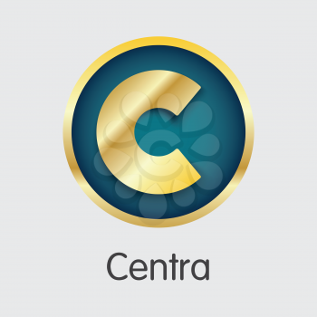 Centra Blockchain Element. Blockchain, Block, Distribution CTR Transaction Icon