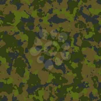 Woodland Camouflage. Seamless Tileable Texture.