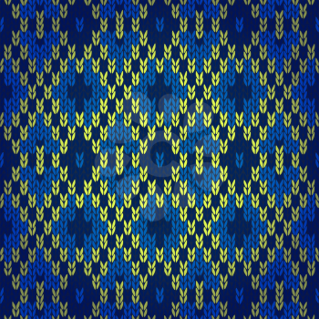 Ethnic Style Seamless Knitted Pattern