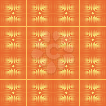 Orange seamless vector background