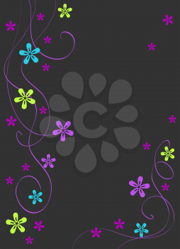 Floral vector background 