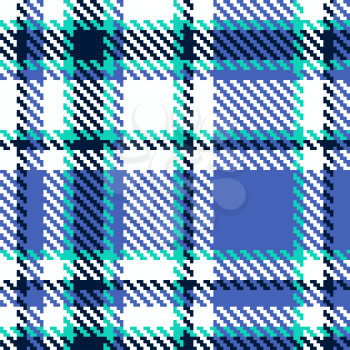 Seamless abstract checkered vector pattern 