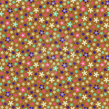 flower seamless color pattern 