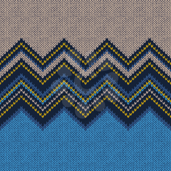 Seamless Knitted Pattern. Fashion Color Swatch