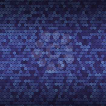 Seamless  background. Abstract dark blue geometric pattern 